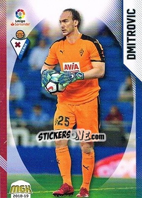 Sticker Dmitrovic - Liga 2018-2019. Megacracks n. 164 - Panini