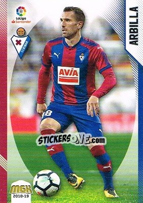 Sticker Arbilla - Liga 2018-2019. Megacracks n. 167 - Panini