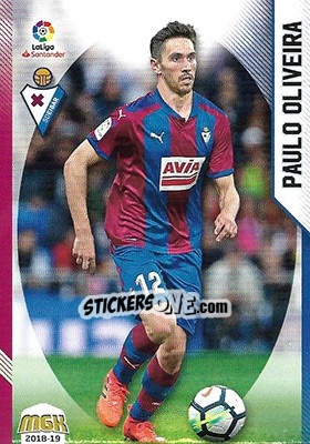 Sticker Paulo Oliveira - Liga 2018-2019. Megacracks n. 169 - Panini