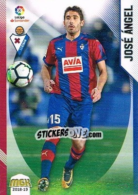 Sticker José Ángel - Liga 2018-2019. Megacracks n. 171 - Panini