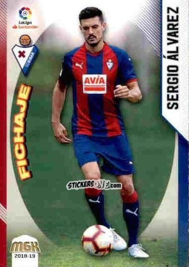 Figurina Sergio Álvarez - Liga 2018-2019. Megacracks n. 172 - Panini