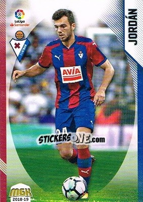 Sticker Jordán - Liga 2018-2019. Megacracks n. 175 - Panini