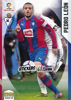 Cromo Pedro León - Liga 2018-2019. Megacracks - Panini