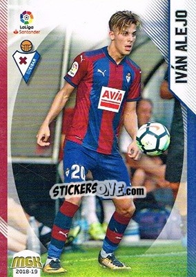 Cromo Iván Alejo - Liga 2018-2019. Megacracks - Panini