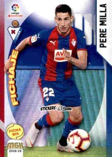 Sticker Pere Milla - Liga 2018-2019. Megacracks n. 177bis - Panini