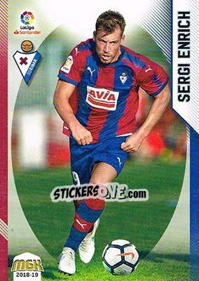 Cromo Sergi Enrich - Liga 2018-2019. Megacracks - Panini