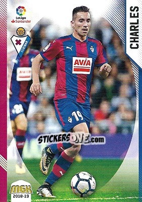 Sticker Charles - Liga 2018-2019. Megacracks n. 183 - Panini