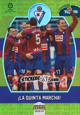 Figurina La Quinta Marcha - Liga 2018-2019. Megacracks - Panini