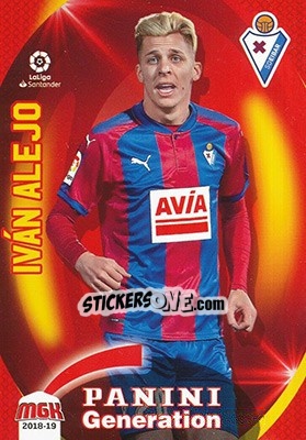 Sticker Iván Alejo - Liga 2018-2019. Megacracks - Panini