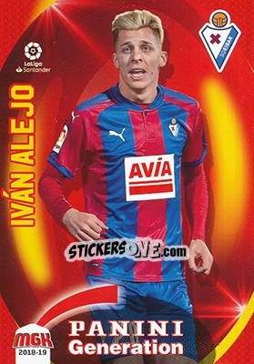 Sticker Iván Alejo - Liga 2018-2019. Megacracks n. 186 - Panini