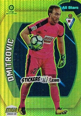 Sticker Dmitrovic - Liga 2018-2019. Megacracks n. 187 - Panini
