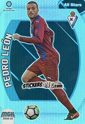 Cromo Pedro León - Liga 2018-2019. Megacracks - Panini