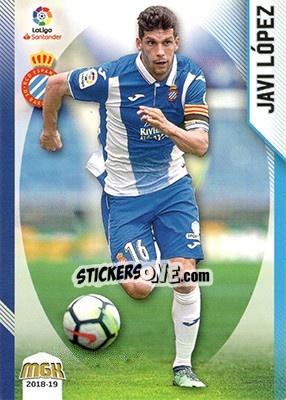 Cromo Javi López - Liga 2018-2019. Megacracks - Panini