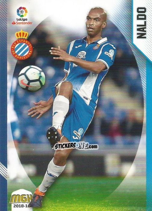 Sticker Naldo - Liga 2018-2019. Megacracks n. 196 - Panini