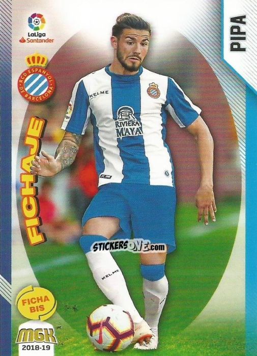 Figurina Pipa - Liga 2018-2019. Megacracks n. 198bis - Panini