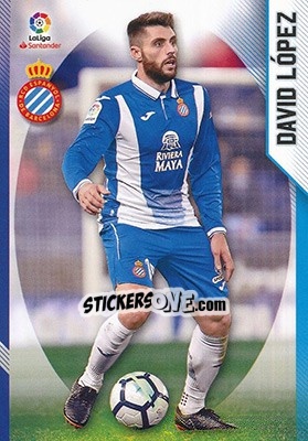 Sticker David López - Liga 2018-2019. Megacracks - Panini