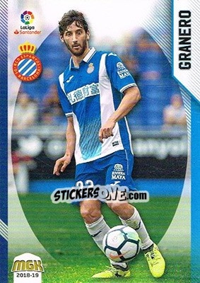 Sticker Granero - Liga 2018-2019. Megacracks n. 204 - Panini