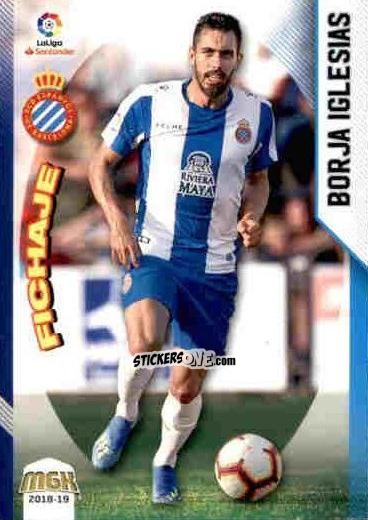 Figurina Borja Iglesias - Liga 2018-2019. Megacracks n. 207 - Panini