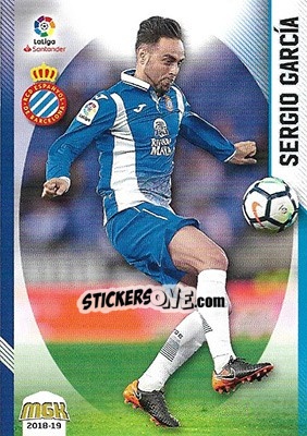 Figurina Sergio García - Liga 2018-2019. Megacracks n. 210 - Panini