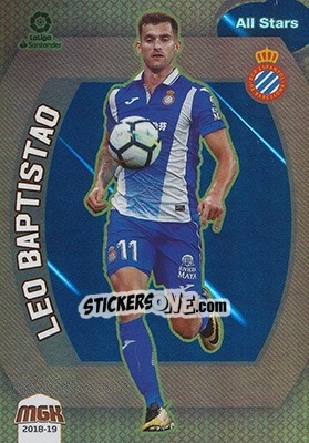 Sticker Leo Baptistao - Liga 2018-2019. Megacracks - Panini