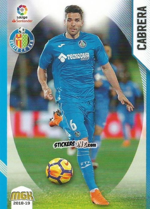 Sticker Cabrera - Liga 2018-2019. Megacracks n. 223 - Panini