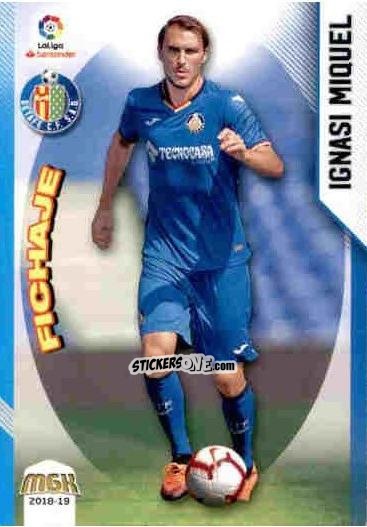Figurina Ignasi Miquel - Liga 2018-2019. Megacracks n. 225 - Panini