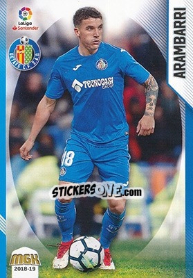 Sticker Arambarri - Liga 2018-2019. Megacracks n. 228 - Panini