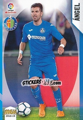 Sticker Ángel - Liga 2018-2019. Megacracks - Panini