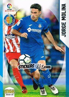 Sticker Jorge Molina - Liga 2018-2019. Megacracks - Panini