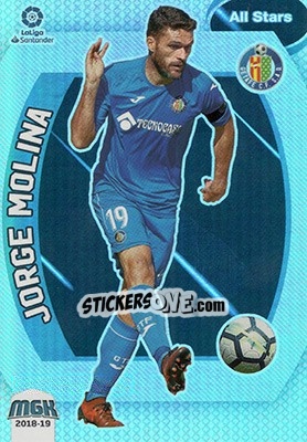 Sticker Jorge Molina - Liga 2018-2019. Megacracks n. 242 - Panini