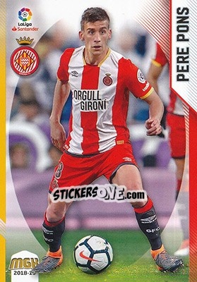 Sticker Pere Pons - Liga 2018-2019. Megacracks - Panini