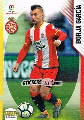 Sticker Borja García - Liga 2018-2019. Megacracks - Panini