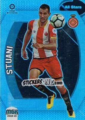 Sticker Stuani - Liga 2018-2019. Megacracks - Panini