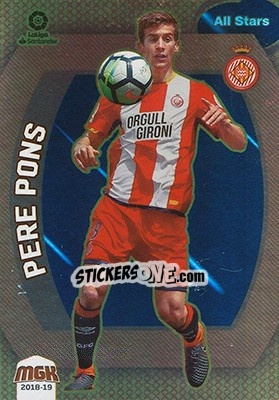 Sticker Pere Pons - Liga 2018-2019. Megacracks n. 270 - Panini