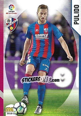 Cromo Pulido - Liga 2018-2019. Megacracks - Panini