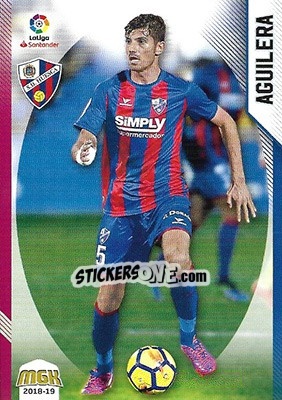 Sticker Aguilera - Liga 2018-2019. Megacracks n. 281 - Panini