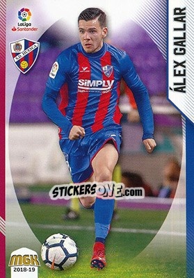 Sticker Álex Gallar - Liga 2018-2019. Megacracks n. 286 - Panini