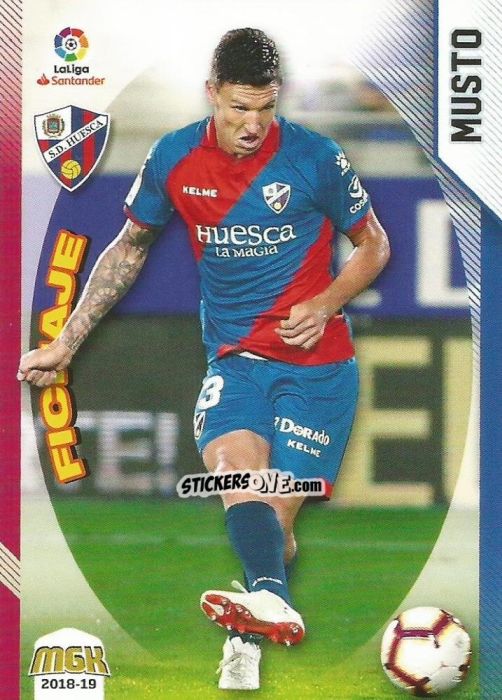 Sticker Musto - Liga 2018-2019. Megacracks n. 287 - Panini