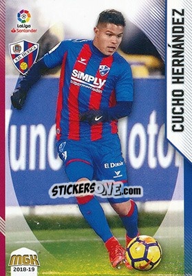Sticker Cucho Hernández - Liga 2018-2019. Megacracks n. 290 - Panini