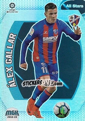 Sticker Álex Galar - Liga 2018-2019. Megacracks n. 296 - Panini