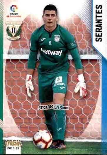Figurina Serantes - Liga 2018-2019. Megacracks n. 300 - Panini