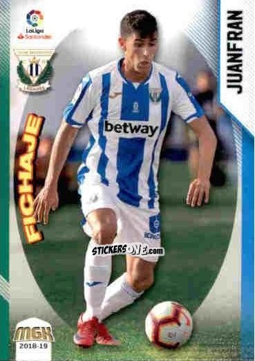 Sticker Juanfran - Liga 2018-2019. Megacracks n. 302 - Panini