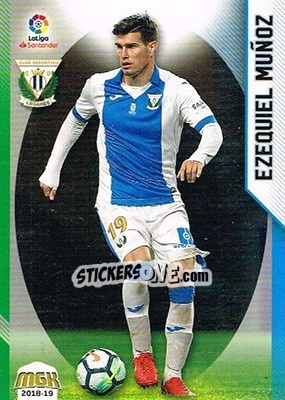 Sticker Ezequiel Muñoz - Liga 2018-2019. Megacracks - Panini