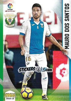 Sticker Mauro Dos Santos - Liga 2018-2019. Megacracks - Panini