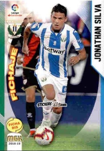 Sticker Jonathan Silva - Liga 2018-2019. Megacracks n. 306bis - Panini