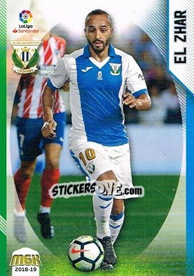 Sticker El Zhar - Liga 2018-2019. Megacracks - Panini