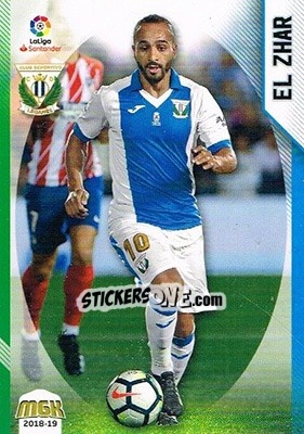 Cromo El Zhar - Liga 2018-2019. Megacracks n. 314 - Panini
