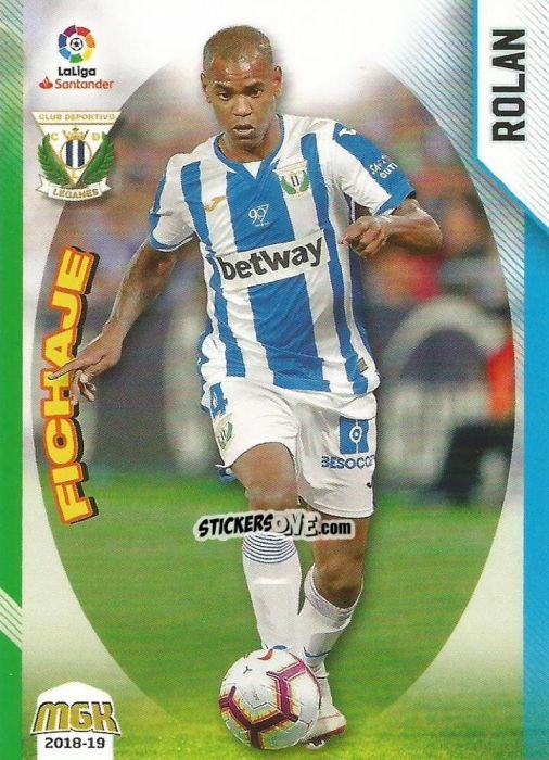 Figurina Rolán - Liga 2018-2019. Megacracks n. 315 - Panini