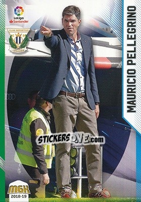 Sticker Mauricio Pellegrino - Liga 2018-2019. Megacracks n. 319 - Panini