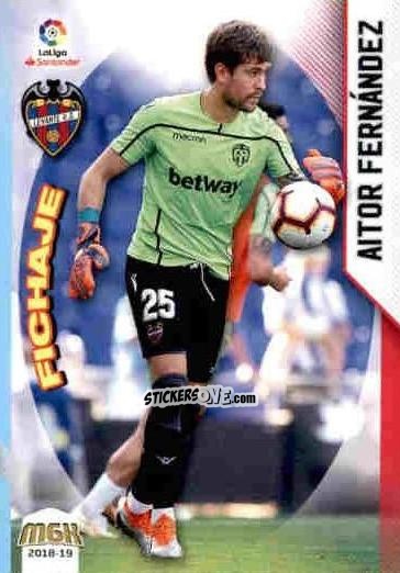 Cromo Aitor Fernández - Liga 2018-2019. Megacracks n. 327 - Panini